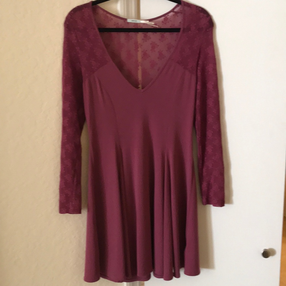 Urban Outfitters long sleeve dress with lace